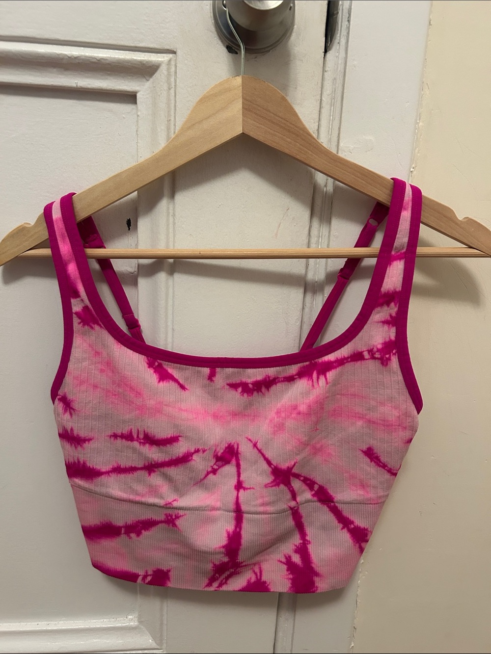 XL tie die sports bra by PINK